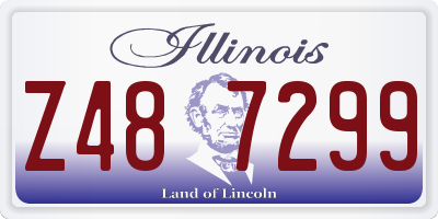 IL license plate Z487299