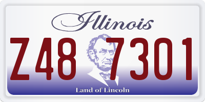 IL license plate Z487301