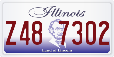 IL license plate Z487302