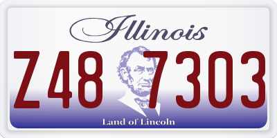 IL license plate Z487303