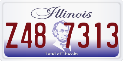 IL license plate Z487313
