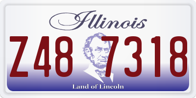 IL license plate Z487318