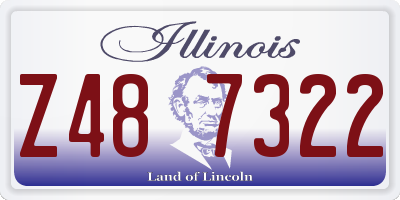 IL license plate Z487322