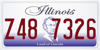 IL license plate Z487326
