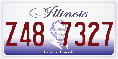 IL license plate Z487327