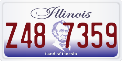 IL license plate Z487359