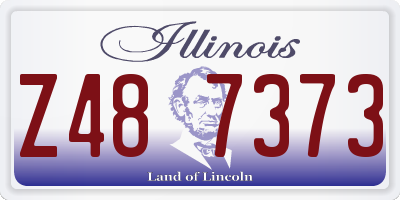 IL license plate Z487373