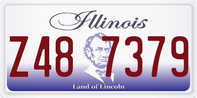 IL license plate Z487379