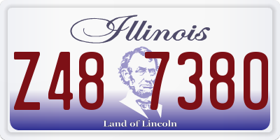 IL license plate Z487380