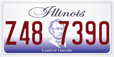 IL license plate Z487390