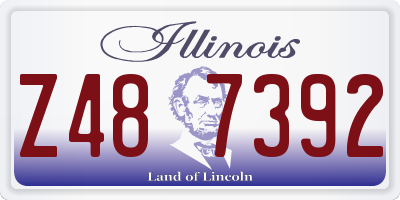 IL license plate Z487392