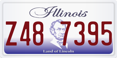 IL license plate Z487395