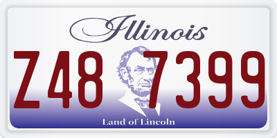 IL license plate Z487399