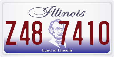 IL license plate Z487410