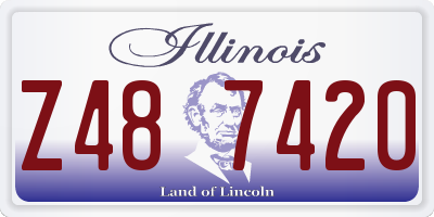 IL license plate Z487420