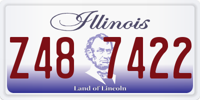 IL license plate Z487422