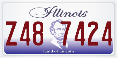 IL license plate Z487424