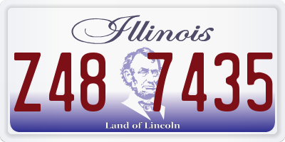 IL license plate Z487435