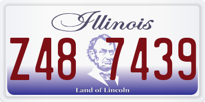 IL license plate Z487439