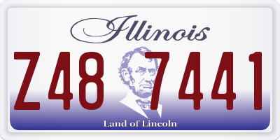 IL license plate Z487441