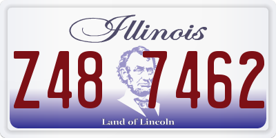 IL license plate Z487462