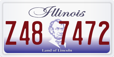 IL license plate Z487472