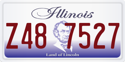 IL license plate Z487527