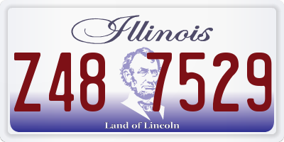 IL license plate Z487529