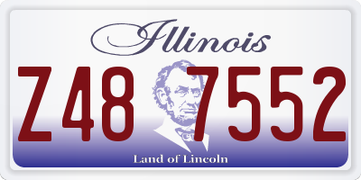 IL license plate Z487552