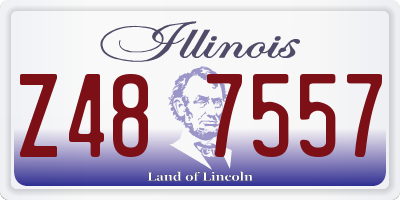 IL license plate Z487557