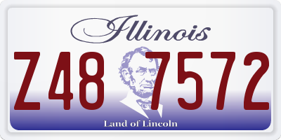 IL license plate Z487572