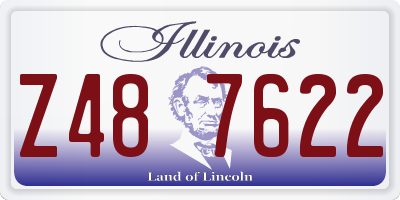 IL license plate Z487622