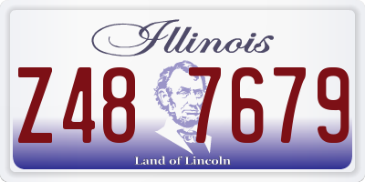 IL license plate Z487679