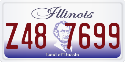 IL license plate Z487699