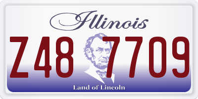 IL license plate Z487709