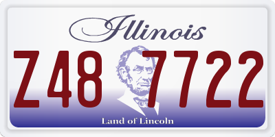 IL license plate Z487722