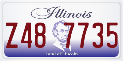 IL license plate Z487735