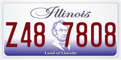 IL license plate Z487808
