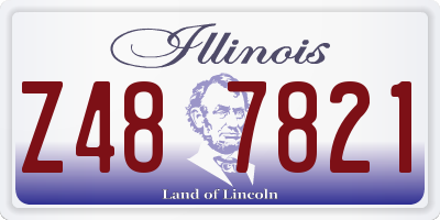 IL license plate Z487821