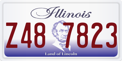 IL license plate Z487823