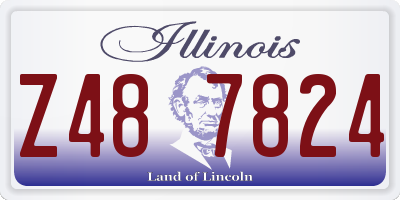 IL license plate Z487824