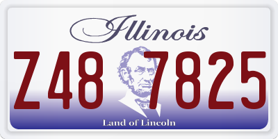 IL license plate Z487825