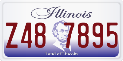IL license plate Z487895