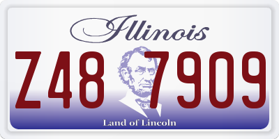 IL license plate Z487909