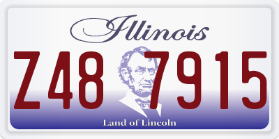 IL license plate Z487915