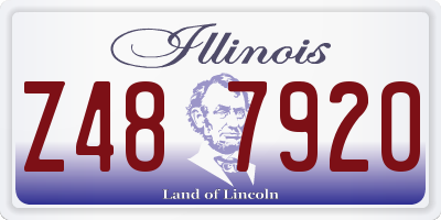 IL license plate Z487920