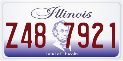 IL license plate Z487921
