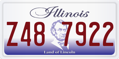 IL license plate Z487922