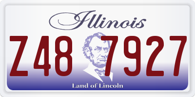 IL license plate Z487927