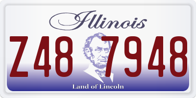 IL license plate Z487948